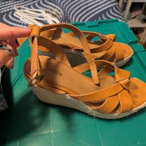 Soludos Women's Brown Espadrille Wedge Sandals